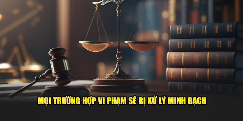 Mọi trường hợp vi phạm sẽ bị xử lý minh bạch